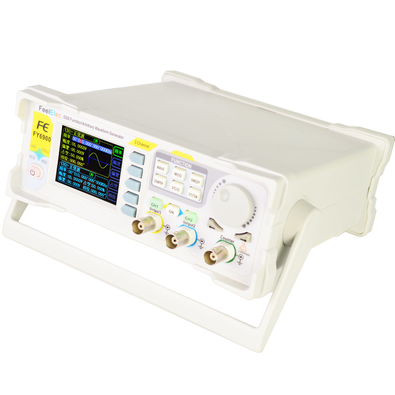 FY6900 Çift Kanallı DDS Fonksi - Dual Channel Arbitrary Waveform Function Generator 60Mhz incelemesi ve fiyatı