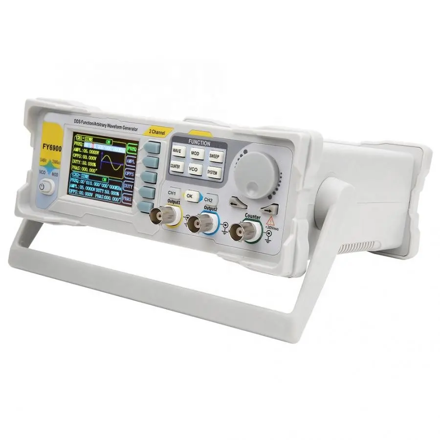 FY6900 Çift Kanallı DDS Fonksi - Dual Channel Arbitrary Waveform Function Generator 60Mhz incelemesi ve fiyatı